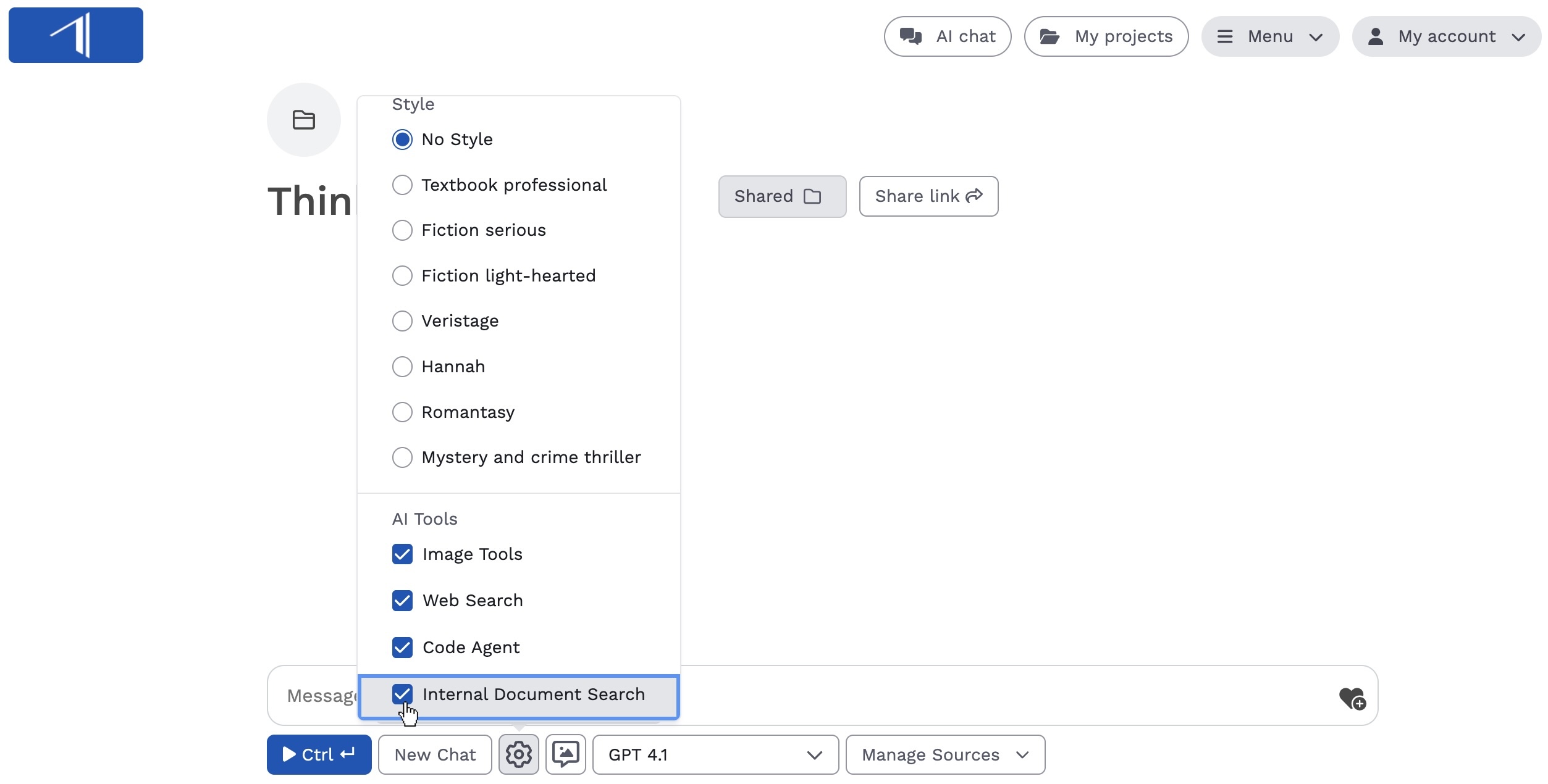 Internal Document Search: Chat With Your Library