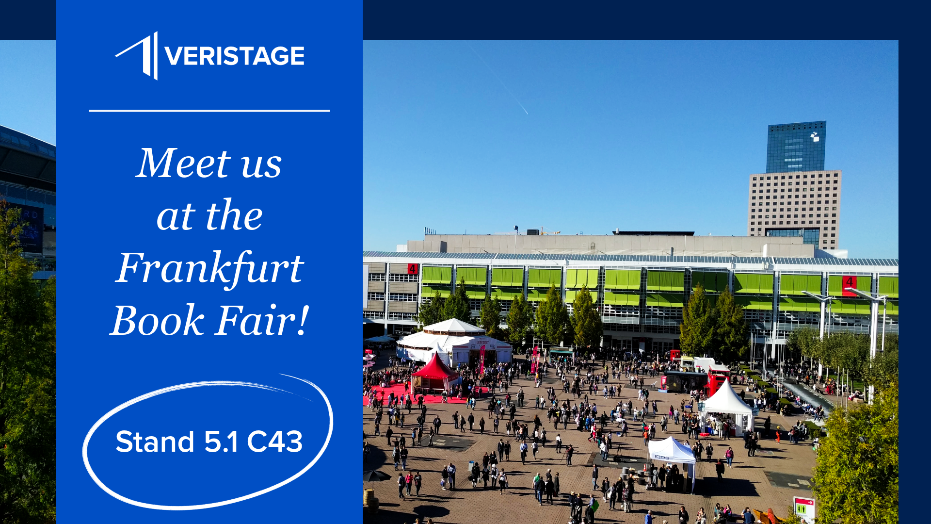 Meet Veristage at Frankfurt Book Fair 2026
